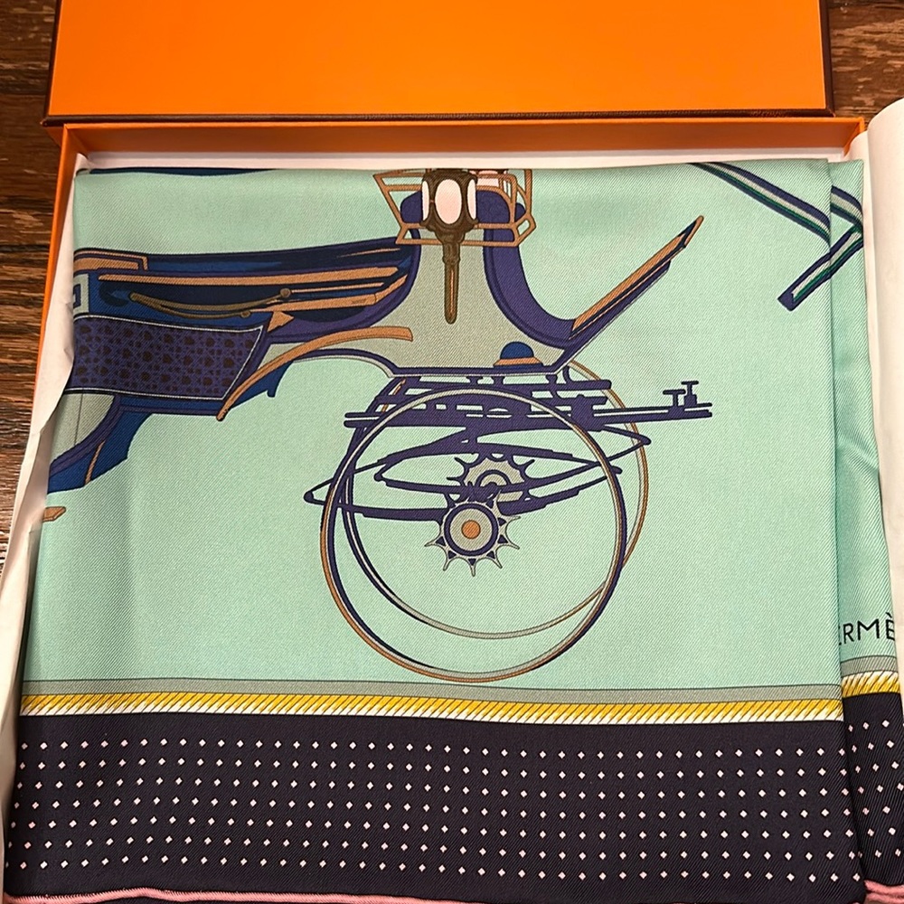 Hermes Silk Scarf